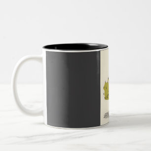 Caneca De Café Em Dois Tons Canadá: Todos Os Parques Nacionais Localizam Em Um