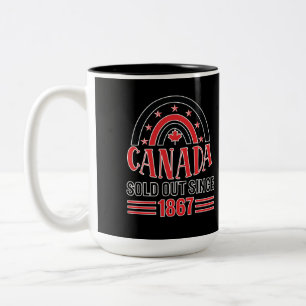 Caneca De Café Em Dois Tons Canadá Vendido Desde 1867