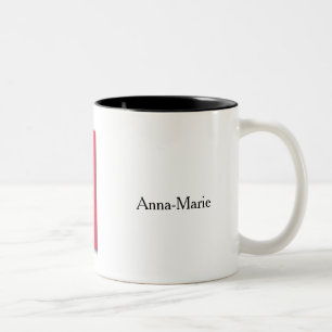 Caneca De Café Em Dois Tons Canadiano Flag Mug para Anna-Marie
