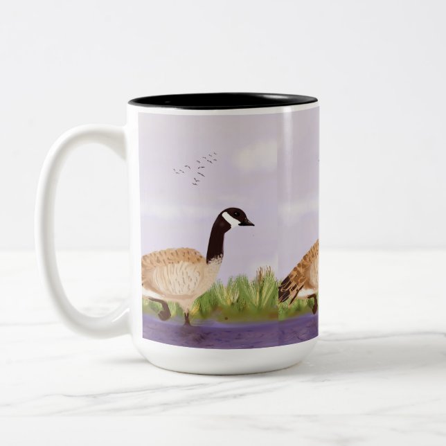 Caneca De Café Em Dois Tons Canadiano Goose Mug (Esquerda)