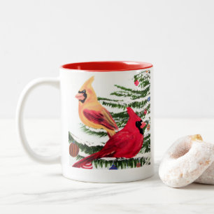Caneca De Café Em Dois Tons Canais de Natal Mug por JML