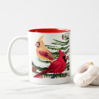 Caneca De Café Em Dois Tons Canais de Natal Mug por JML