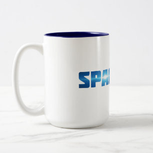 Caneca De Café Em Dois Tons Canalização SpaceCom