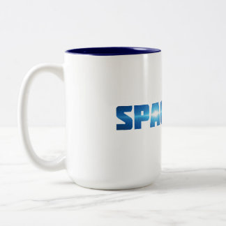 Caneca De Café Em Dois Tons Canalização SpaceCom
