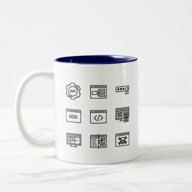 Caneca De Café Em Dois Tons Canalizador (Esquerda)