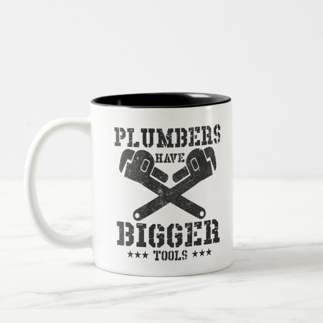 Caneca De Café Em Dois Tons Canalizador (Esquerda)