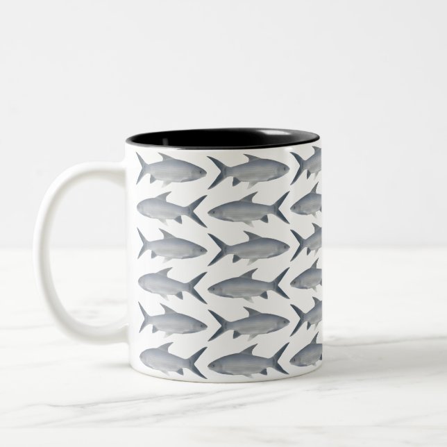 Caneca De Café Em Dois Tons Canara Barb (Esquerda)