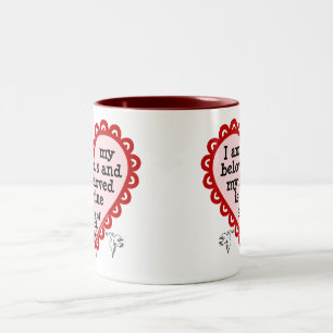 Caneca De Café Em Dois Tons Canção de Salomão 6:3