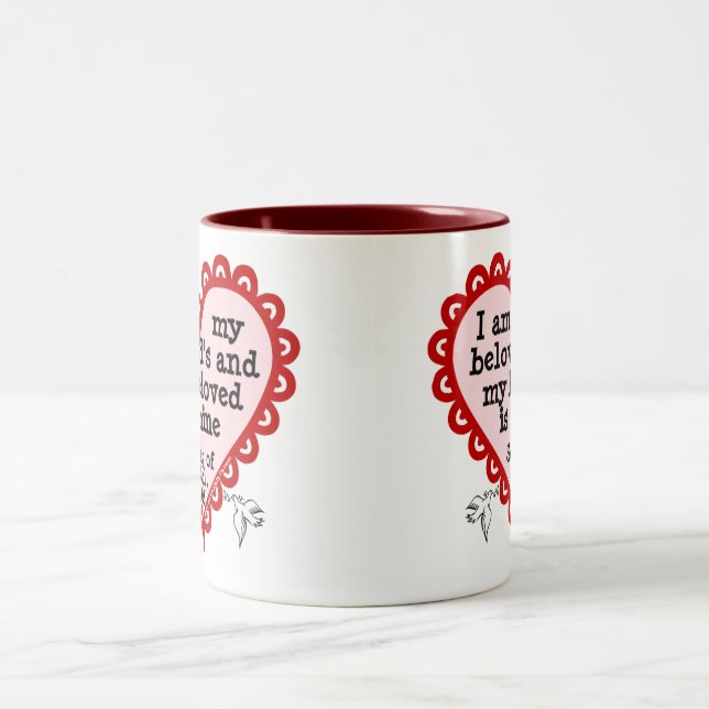 Caneca De Café Em Dois Tons Canção de Salomão 6:3 (Centro)