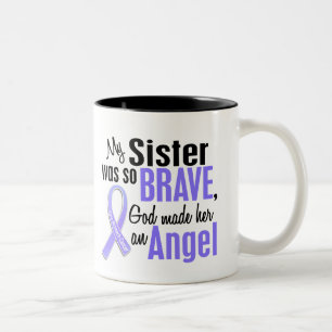 Caneca De Café Em Dois Tons Cancer de estômago da irmã do anjo 1