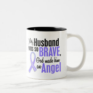 Caneca De Café Em Dois Tons Cancer esofágico do marido do anjo 1