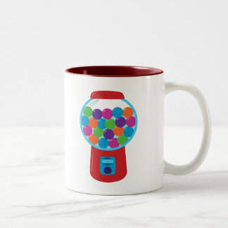 Caneca De Café Em Dois Tons Candy Gumball Machine