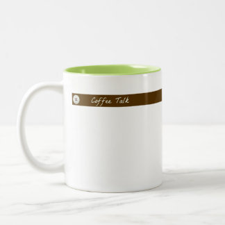 Caneca De Café Em Dois Tons caneca da conversa do café