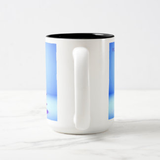 Caneca De Café Em Dois Tons Caneca de Alegria de Férias em Espiral