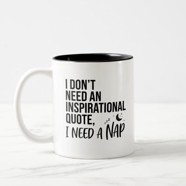 Caneca De Café Em Dois Tons Caneca de Café Engraçada 2 Tons (Esquerda)