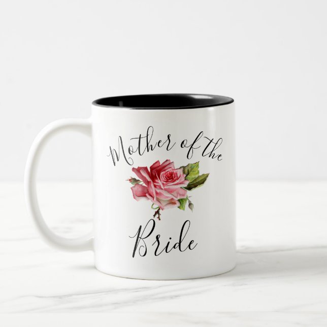 Caneca De Café Em Dois Tons Caneca de Café Tons Diferentes Mãe da Noiva (Esquerda)