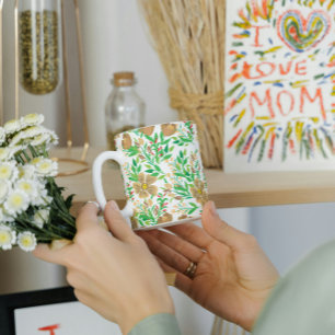 Caneca De Café Em Dois Tons caneca de dois tons de primavera