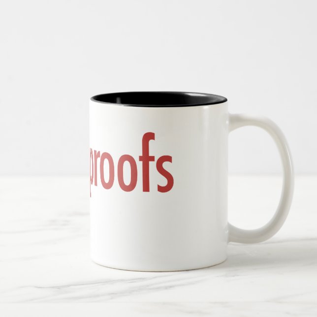 Caneca De Café Em Dois Tons Caneca de Instaproofs - tom dois pequeno- (Direita)