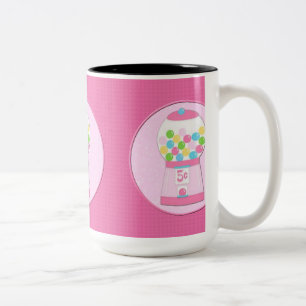 Caneca De Café Em Dois Tons Caneca-De-Manga Rosa Para Crianças