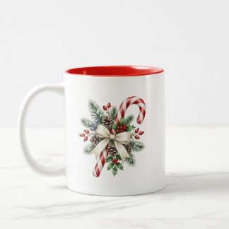 Caneca De Café Em Dois Tons Caneca de Natal Personalizada de Duas Cores em For