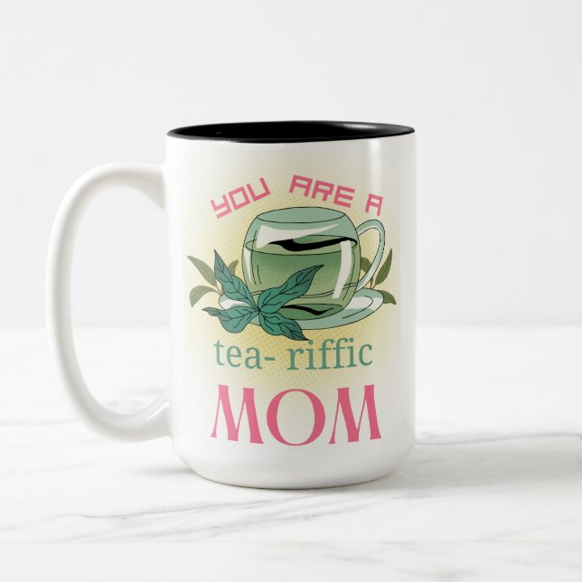 Caneca De Café Em Dois Tons caneca, dia-mãe (Esquerda)