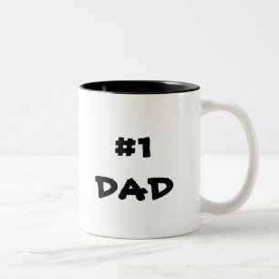Caneca De Café Em Dois Tons Caneca do chá do café do PAI #1