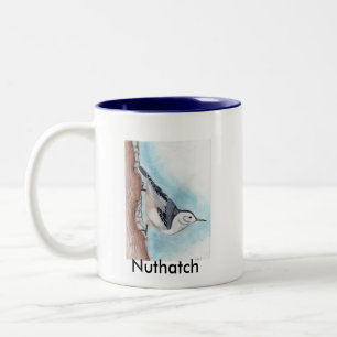 Caneca De Café Em Dois Tons Caneca do pica-pau-cinzento de 2 tons