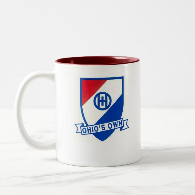 Caneca De Café Em Dois Tons Caneca do tom de OHMR dois (Esquerda)
