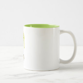Caneca De Café Em Dois Tons Caneca do tom do Android dois
