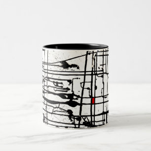 Caneca De Café Em Dois Tons "Caneca do túnel confortável"