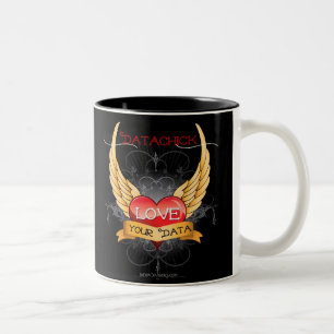 Caneca De Café Em Dois Tons Caneca dois de LoveYourData