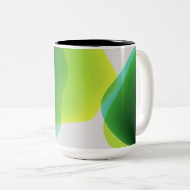 Caneca De Café Em Dois Tons Caneca em Dois Tons (Frente Esquerda)