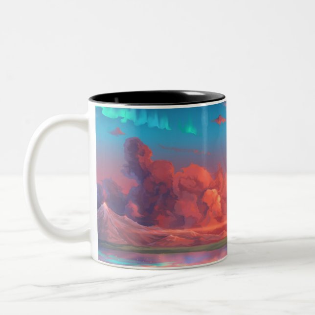 Caneca De Café Em Dois Tons Caneca em Dois Tons (Esquerda)