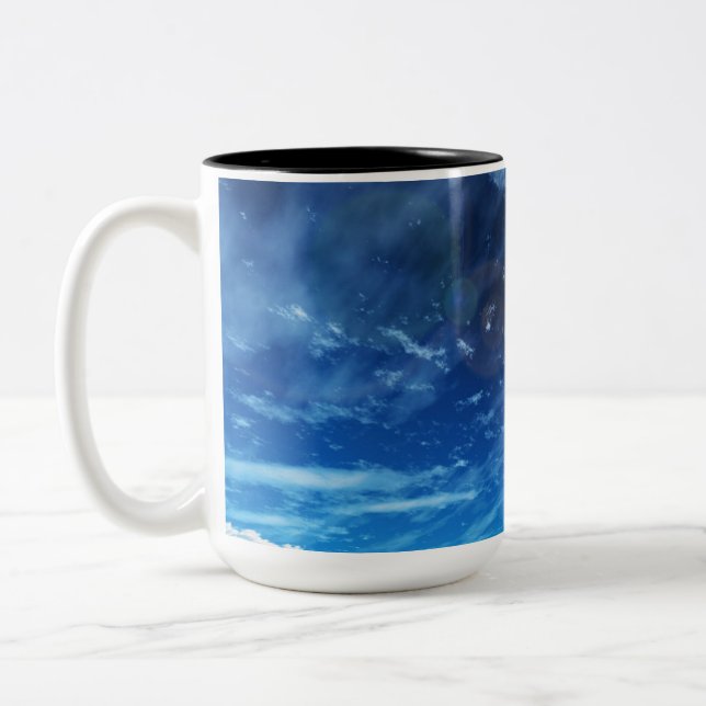 Caneca De Café Em Dois Tons Caneca em Dois Tons (Esquerda)