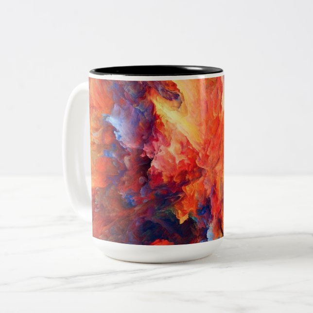 Caneca De Café Em Dois Tons Caneca em Dois Tons (Frente Esquerda)
