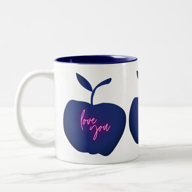 CANECA DE CAFÉ EM DOIS TONS CANECA EM DOIS TONS (Esquerda)