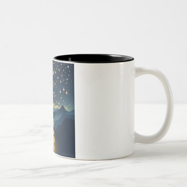 Caneca De Café Em Dois Tons Caneca em Dois Tons (Direita)