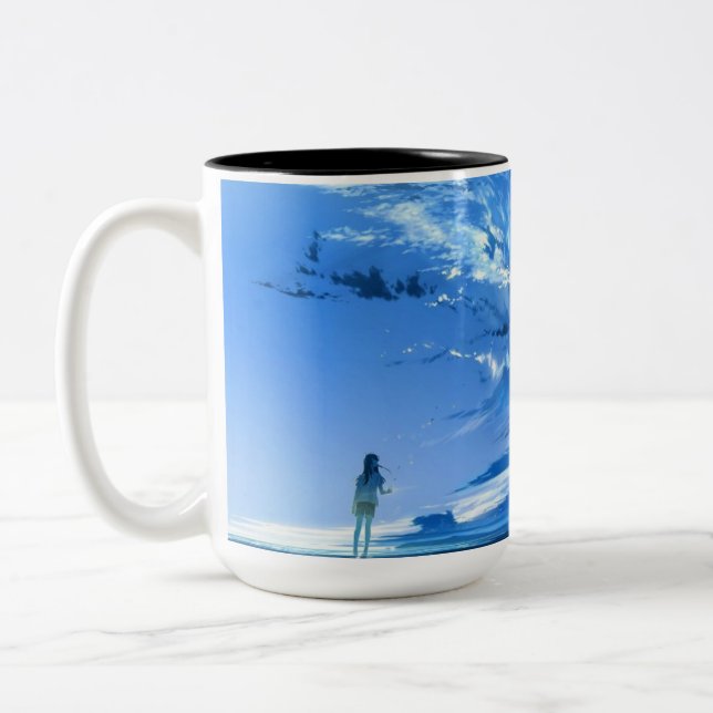 Caneca De Café Em Dois Tons Caneca em Dois Tons (Esquerda)