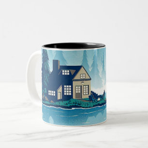 Caneca De Café Em Dois Tons Caneca em Dois Tons