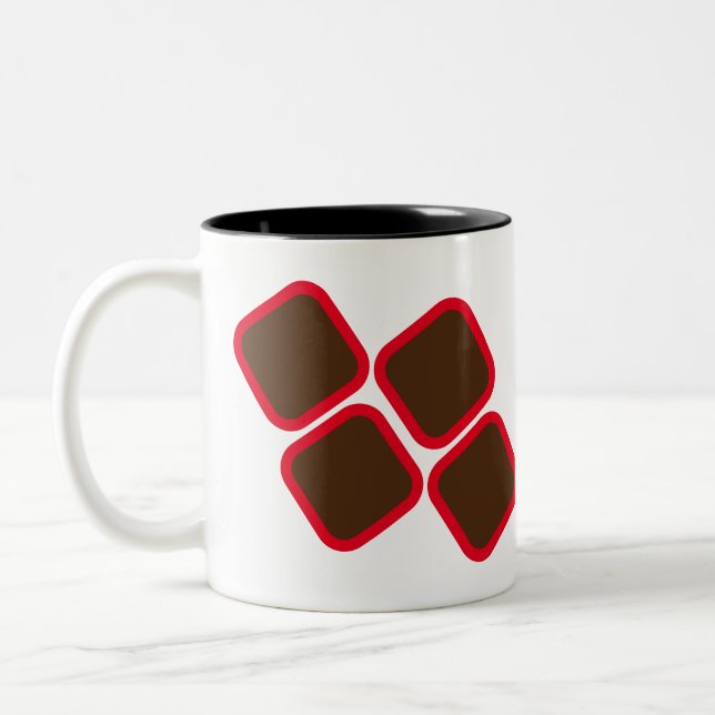 Caneca De Café Em Dois Tons Caneca em Dois Tons (Esquerda)