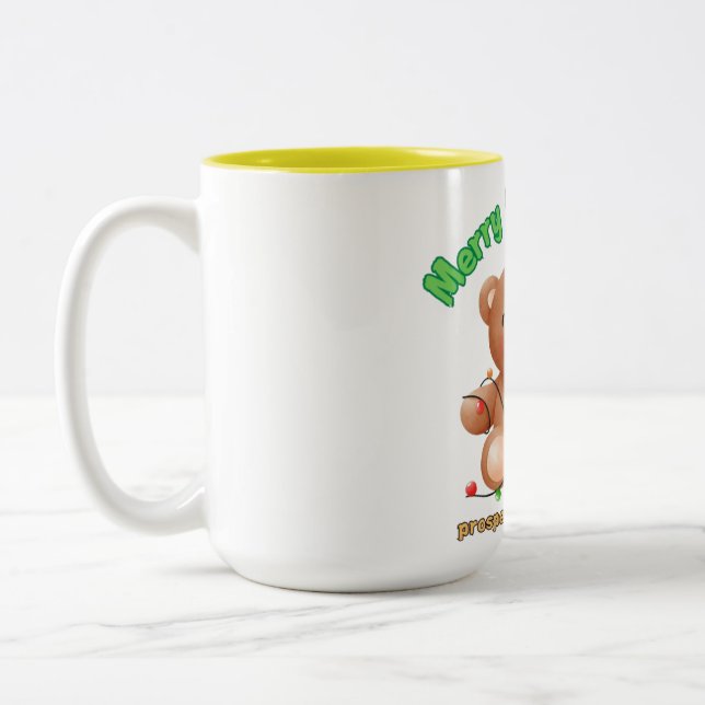Caneca De Café Em Dois Tons  Caneca em dois tons-Natal (Esquerda)