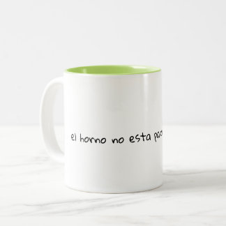 Caneca De Café Em Dois Tons Caneca Fofa com Verso em Espanhol