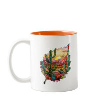 Caneca Folha Criativa para café ou chá