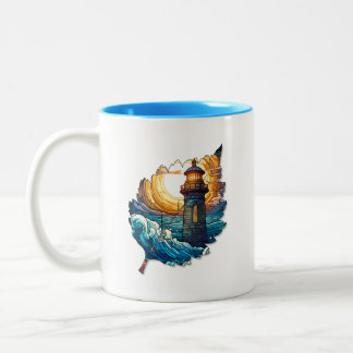 Caneca De Café Em Dois Tons Caneca Folha Criativa para café ou chá