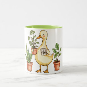 Caneca De Café Em Dois Tons Caneca Goose Gardening - Movida por Plantas e Café
