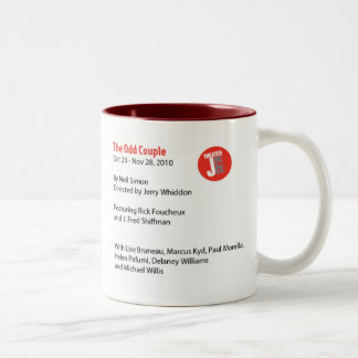 Caneca De Café Em Dois Tons caneca impar do casal de dois tons