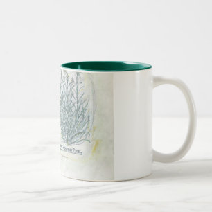 Caneca De Café Em Dois Tons caneca - impressão botânico de dois tons