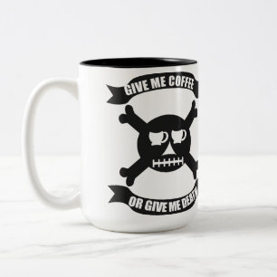 Caneca De Café Em Dois Tons Caneca Me Dê Café Ou Me Dê Morte