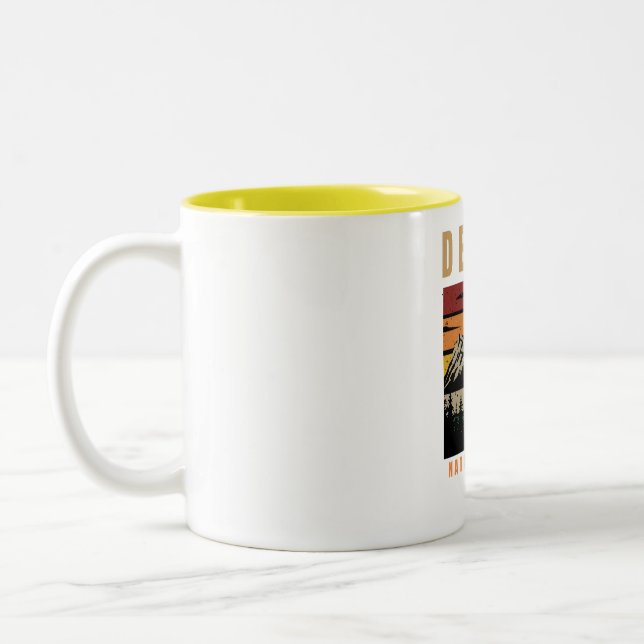Caneca De Café Em Dois Tons Caneca Monte Denali Alasca – Café da Montanha Cêni (Esquerda)