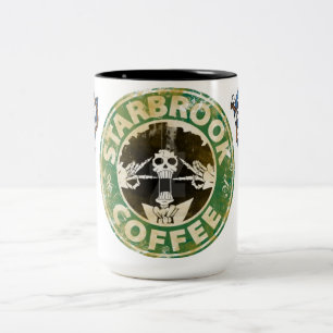 Caneca De Café Em Dois Tons 🎸Caneca Soul King Pirata Esqueleto Musical ☕.
